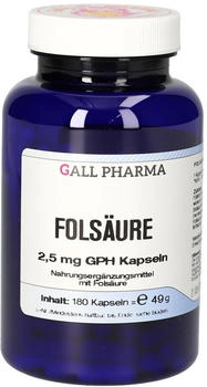 Hecht Pharma Fols&auml;ure 2,5 mg GPH Kapseln (180 Stk.)
