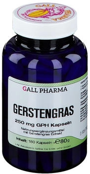 Hecht Pharma Gerstengras 250 mg GPH Kapseln (180 Stk.)
