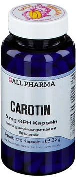Hecht Pharma Carotin 5 mg GPH Kapseln (120 Stk.)