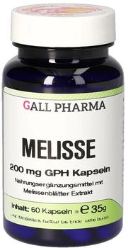 Hecht Pharma Melisse 200 mg GPH Kapseln (60 Stk.)