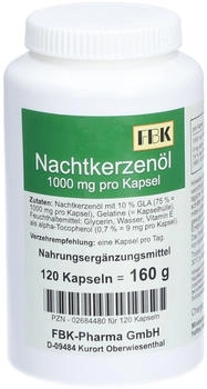 FBK-Pharma Nachtkerzen&ouml;l 1000 Kapseln (120 stk.)
