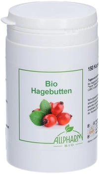 Allpharm BIO Hagebutten Premium Kapseln 150 St