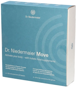Dr. Niedermaier Move, 30-Tage Box mit Regulatpro Duo + Kapseln: f&uuml;r Energie*, Ausdauer*, Muskelregeneration*, u.a. Vitamin B-Komplex, Magnesium