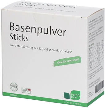 Nicapur Basenpulver Sticks (30 Stk.)