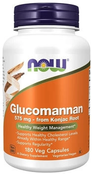 Now Foods Glucomannan 575mg Kapseln (180 Stk.)