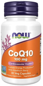 Now Foods CoQ10 100mg Kapseln (30 Stk.)