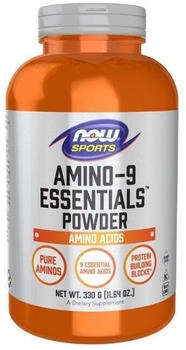 Now Foods Amino-9 Essentials Powder 330g Dose Unflavored
