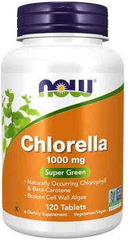 Now Foods Chlorella 1000 mg 120 Tabletten