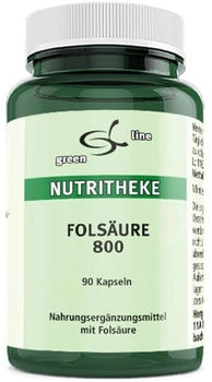 11A Nutritheke the green line Fols&auml;ure 800mg Kapseln