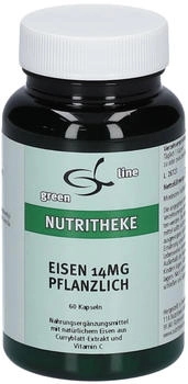 11 A Nutritheke Eisen 14 mg pflanzlich Kapseln (60 Stk.)