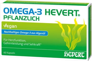 Hevert Omega-3 Hevert Pflanzlich Weichkapseln (60 Stk.)