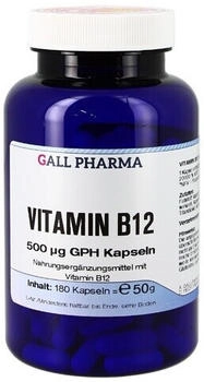 Hecht Pharma VITAMIN B12 500 µg GPH Kapseln 180 St