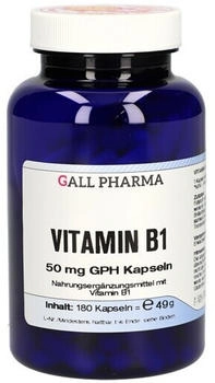 Hecht Pharma VITAMIN B1 50 mg GPH Kapseln 180 St
