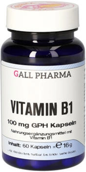 Hecht Pharma VITAMIN B1 100 mg GPH Kapseln 60 St