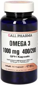 Hecht Pharma OMEGA-3 1000 mg 400/200 GPH Kapseln 60 St