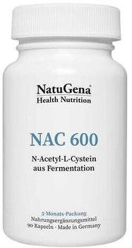 NatuGena NAC 600 N-Acetyl-L-Cystein aus Fermentation Kapseln (90 Stk.)