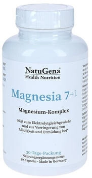 NatuGena Magnesia 7+1 Magnesium-Komplex vegan Kapseln (90 Stk.)