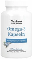 PZN-DE 19205012, NatuGena Omega-3 Kapseln 90 St, Grundpreis: &euro; 206,07 / kg