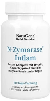 NatuGena N-Zymarase Inflam Enzym-Komplex+Rutin Kapseln (60 Stk.)