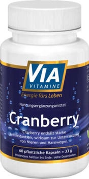 Apotheken Marketing Partner AG Via Vitamine Cranberry Kapseln (60 Stk.)