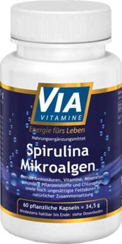 Apotheken Marketing Partner AG Via Vitamine Spirulina MikroAlgen Kapseln (60 Stk.)