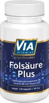 Apotheken Marketing Partner AG VIA Vitamine Folsäure plus Kapseln (120 Stk.)