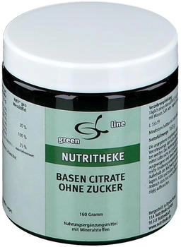 11 A Nutritheke Basen Citrate N ohne Zucker Pulver (160g)