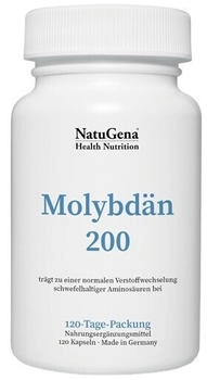 NatuGena Molybd&auml;n 200 Kapseln (120 Stk.)
