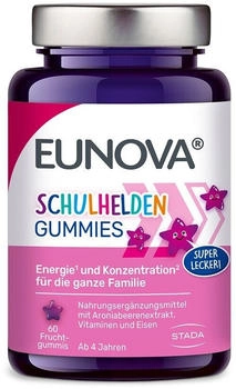 Eunova Schulhelden Gummies (60 Stk.)