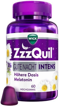 Wick ZzzQuil Gute Nacht Intens Weingummis (60 Stk.)