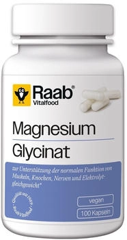 Raab Vitalfood Magnesiumglycinat Kapseln 100 St