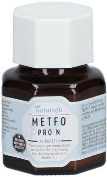 Naturafit Metfo Pro N Kapseln 20 St