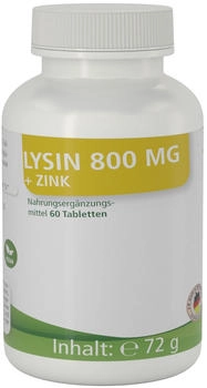 Eder Health Nutrition Lysin 800 mg+Zink Kapseln 60 St