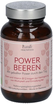 PlantaVis POWERBEEREN B12+ Koffein Lutschpastillen 180 St