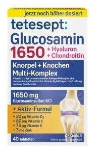 Tetesept Glucosamin 1650 Filmtabletten 40 St