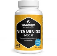 Vitamin D3 2.000 I.e. Vegetarisch Tabletten 240 St
