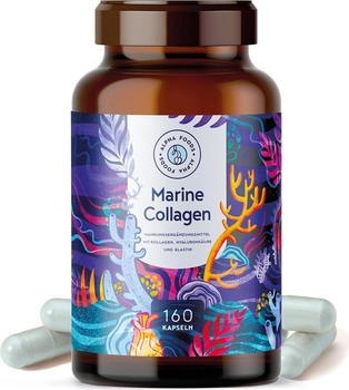 Alpha Foods Marine Collagen mit Hyalurons&auml;ure Kapseln (160 Stk.)