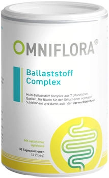 Heilpflanzenwohl Omniflora Ballaststoff Complex + Niacin glutenfrei Pulver 360g