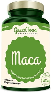 GreenFood Nutrition Maca 120 Kapseln