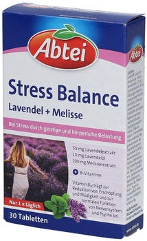 Abtei Stress Balance Lavendel + Melisse (30 St.)