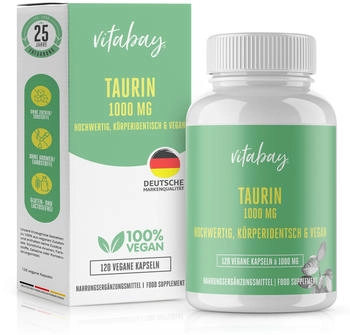 Vitabay Taurin 1000 mg 120 St Kapseln