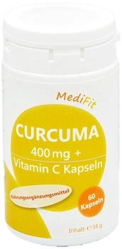medifit Curcuma 400 mg + Vitamin C Kapseln 60 Stk.