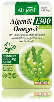 Alsitan Alsiroyal Algenöl 1300 Omega-3 Kapseln 60 Stk.