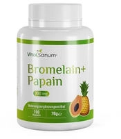 VitaSanum&reg; - Bromelain + Papain 700 mg 100 Kapseln 100 St