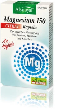 Alsitan Alsiroyal Magnesium 150 Citrat Kapseln 30 Stk.