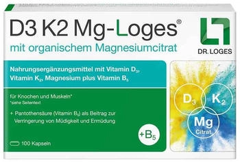 Dr. Loges D3 K2 MG-Loges Kapseln 100 Stk.