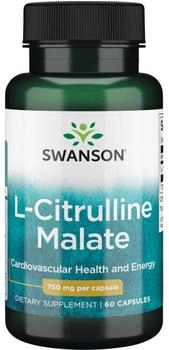 Swanson L-Citrulin Malat 750mg Kapseln 60 Stk.