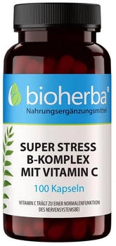 Bioherba Super Stress B-Komplex mit Vitamin C Kapseln 100 Stk.