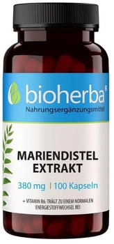 Bioherba Mariendistel Extrakt 380 mg Kapseln 100 St
