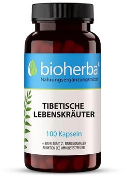 Bioherba Tibetische Lebenskräuter Kapseln 100 St